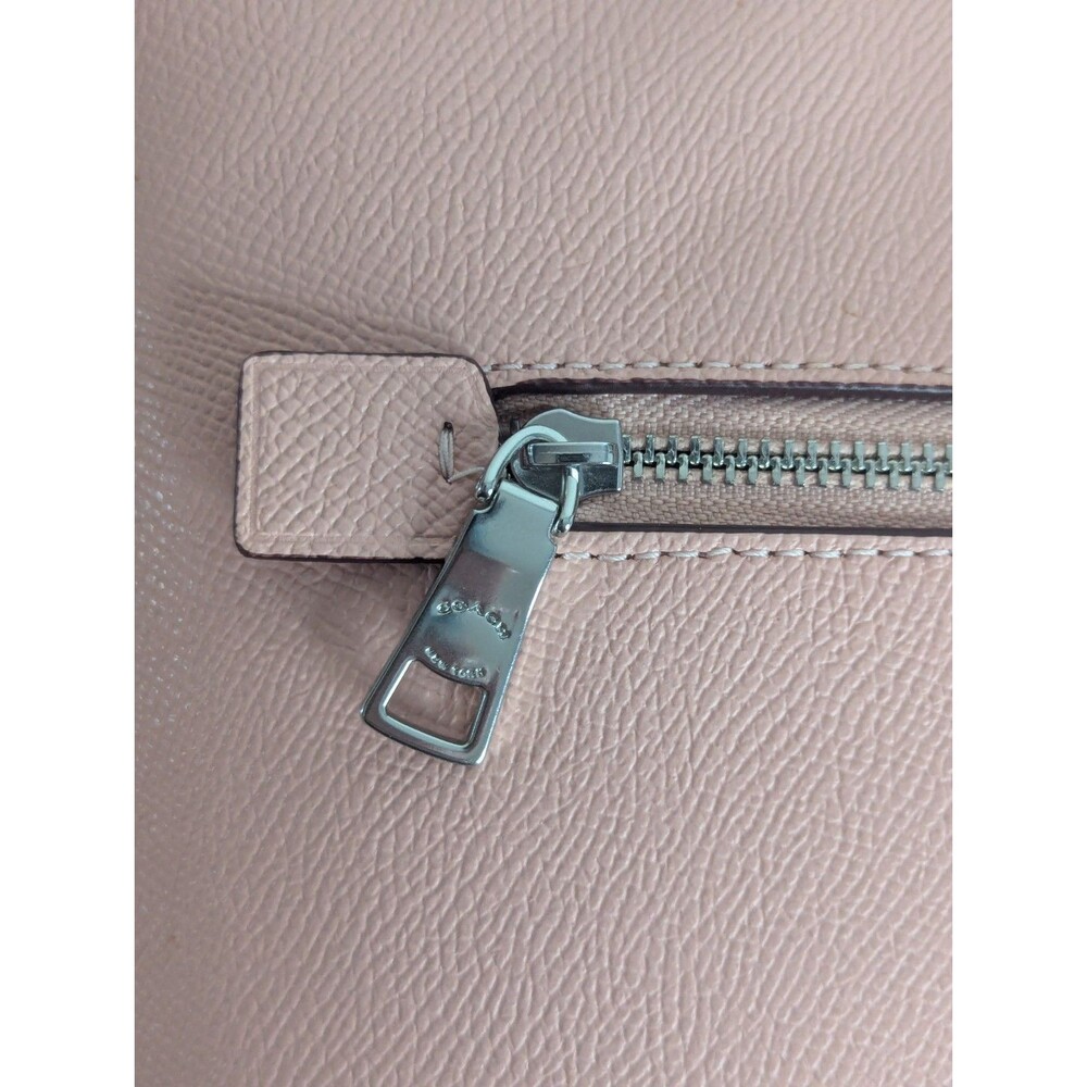 COACH Women's Rowan File Bag in Crossgrain Leather (Light Pink) NWT - Picture 7 of 10